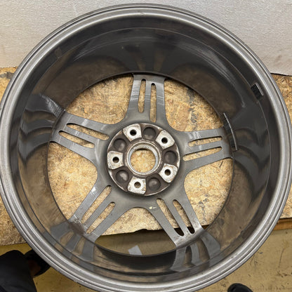 USED PORSCHE 997 TURBO 19X8.5 ET56 5X130 GUNMETAL GRAY MACHINED FACE 997 352 156 05