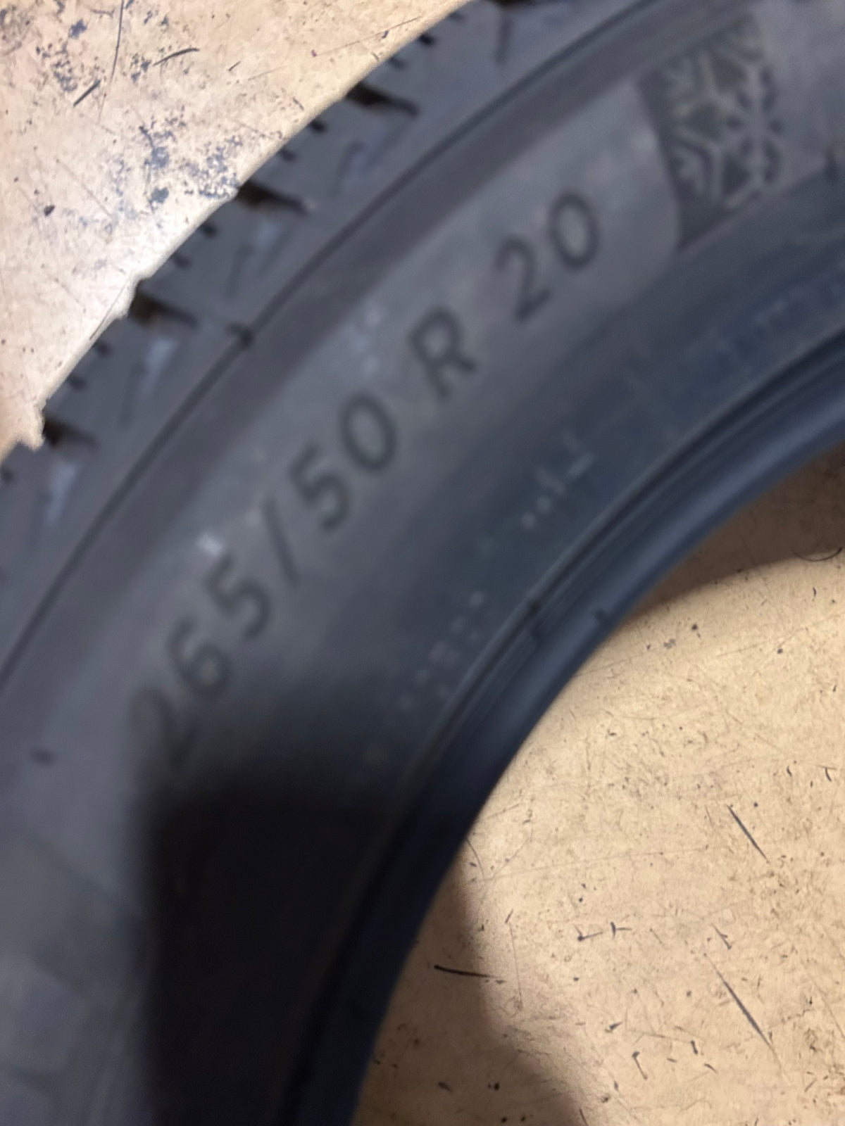 MICHELIN X-ICE SNOW BSW P 265 50 20 111T XL WINTER TIRE 84256