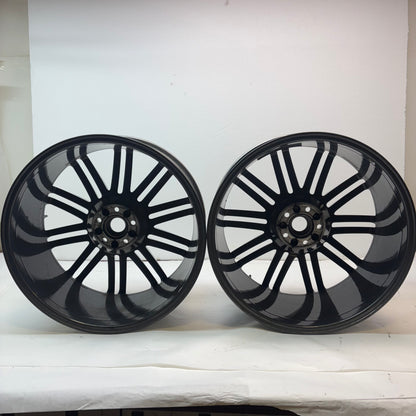GENUINE PORSCHE MACAN 21 INCH STAGGERED SET F:21X9 ET26 R:21X10 ET26 WHEELS