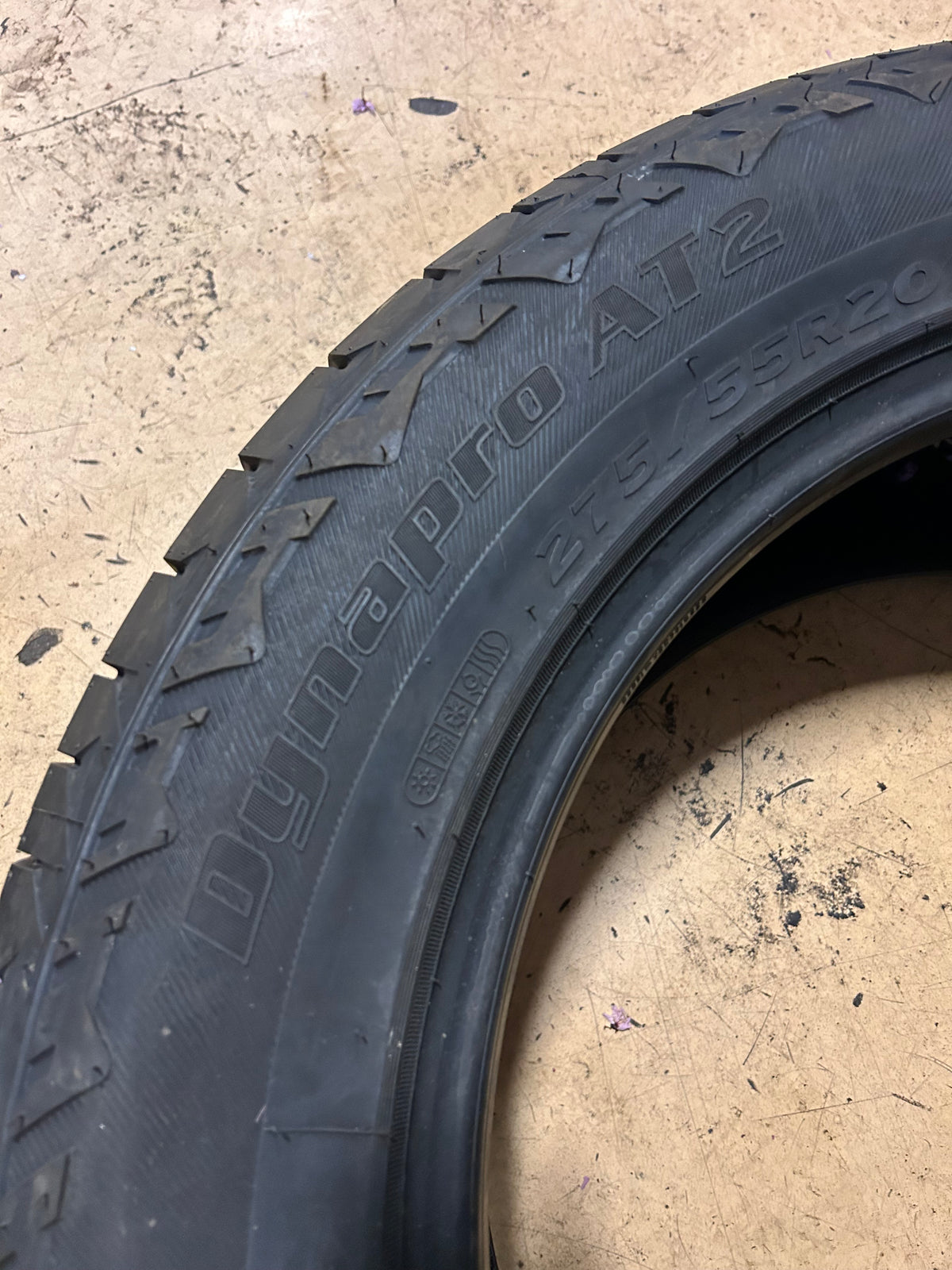 HANKOOK DYNAPRO AT2 BSW P 275 55 20 113T ALL TERRAIN TIRE 1024188
