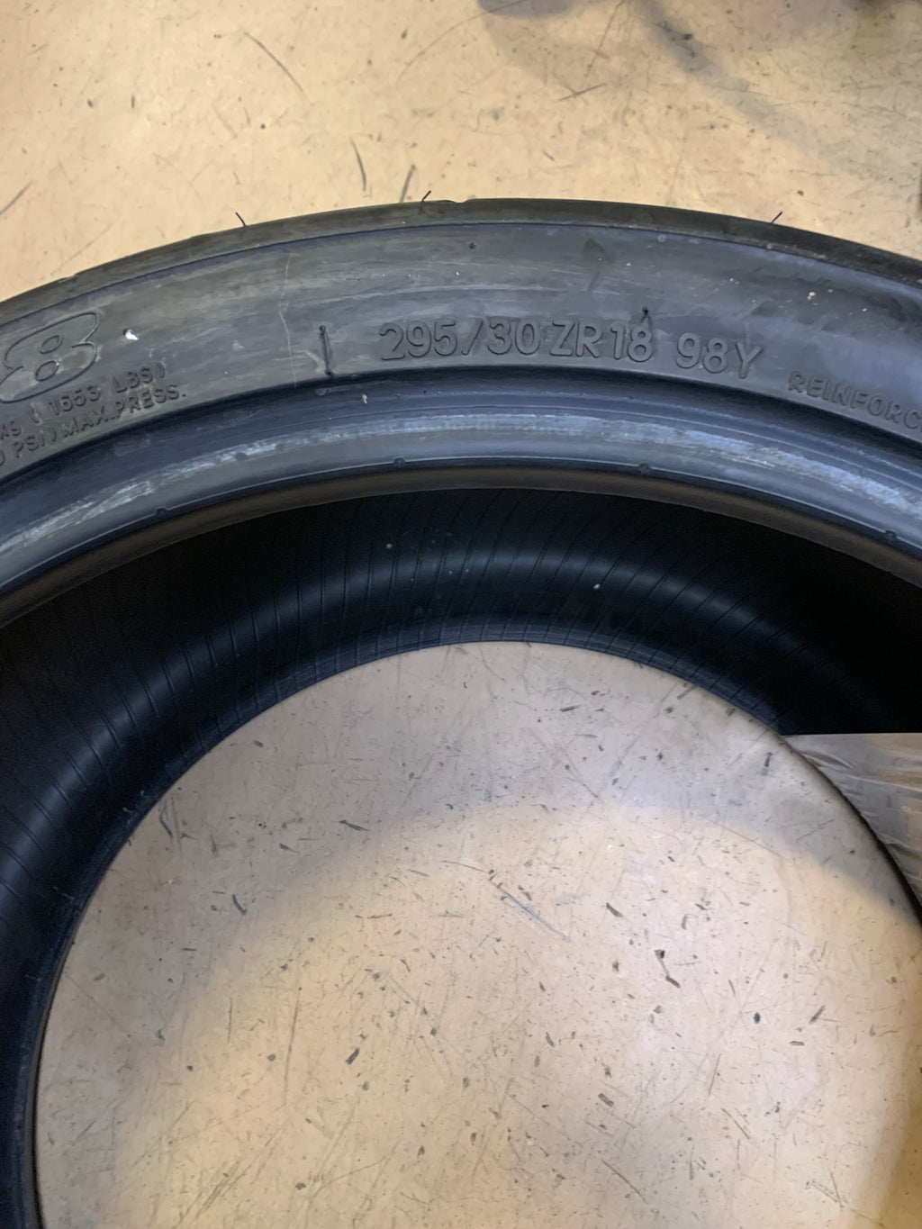 2 USED OS TOYO PROXES R888 BSW P 295 30 18 98Y TRACK/COMPETITION TIRE 104270