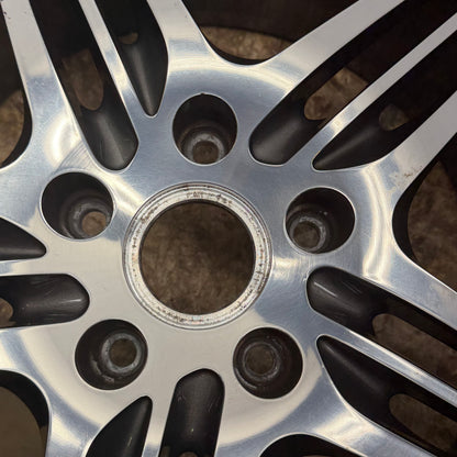 USED PORSCHE 997 TURBO 19X8.5 ET56 5X130 GUNMETAL GRAY MACHINED FACE 997 352 156 05