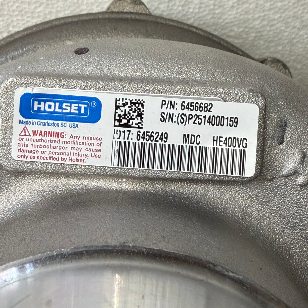 GENUINE HOLSET PACCAR MX-13 TURBOCHARGER 6456682