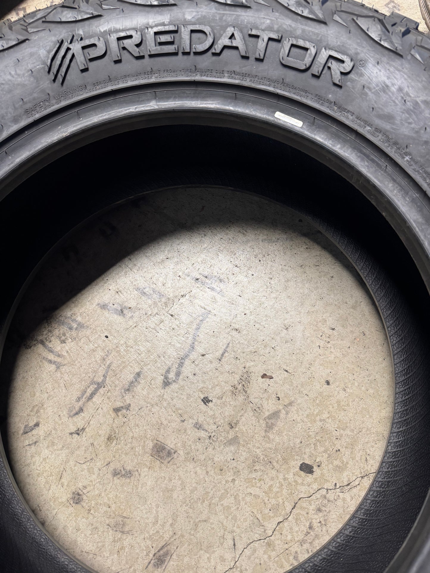 PREDATOR NEW MUTANT X-RT BSW LT 275 65 20 126/123R 10PLY ALL TERRAIN TIRE PRXRT35