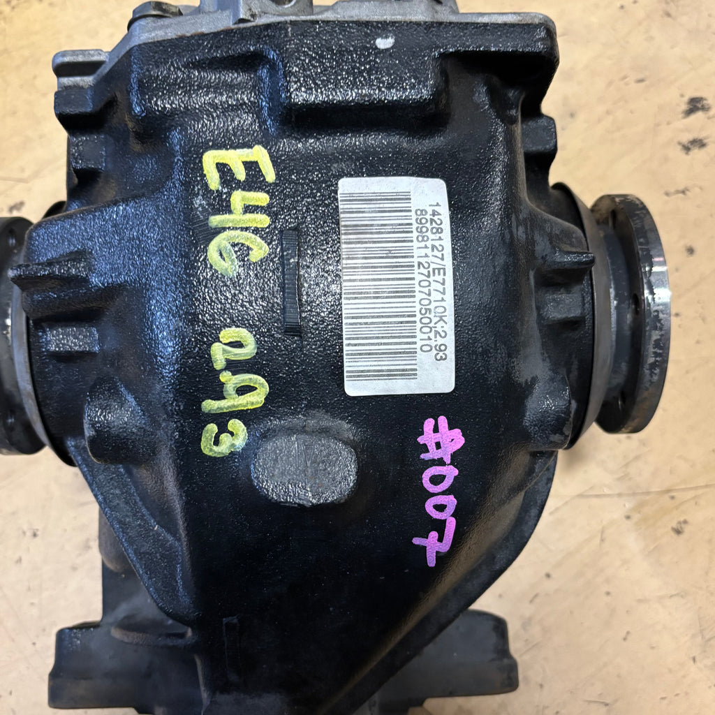 USED BMW REAR OPEN DIFFERENTIAL MANUAL TRANS E46 2.93 RATIO 1428127