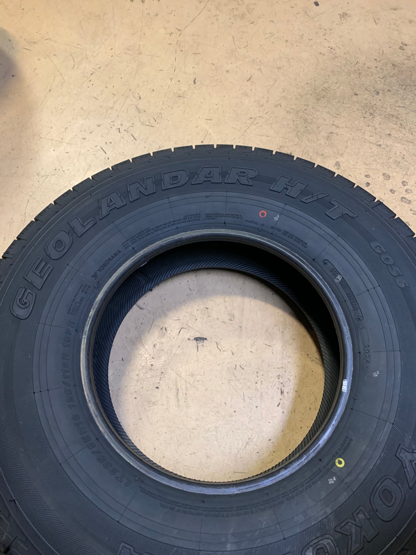 YOKOHAMA GEOLANDAR H/T GO56 BSW LT 235 85 16 120/116R 10PLY ALL SEASON TIRE 5660