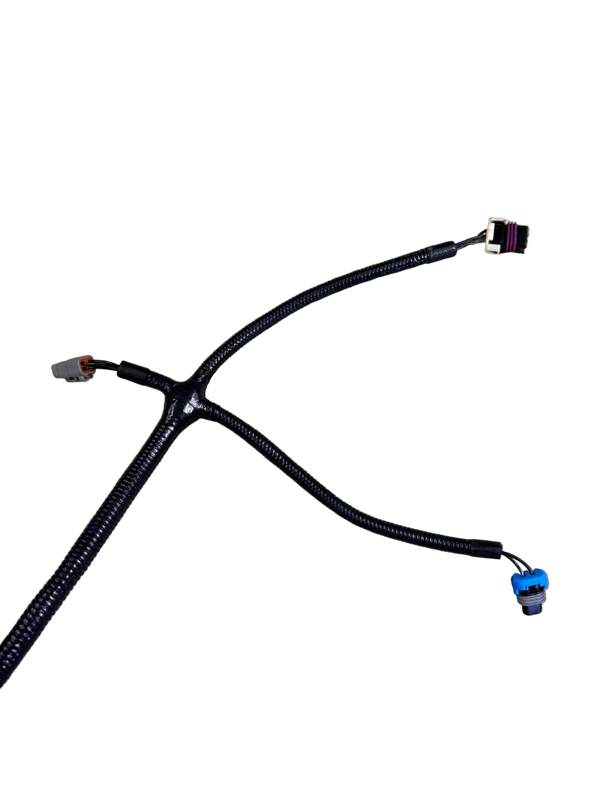 HEAVY DUTY WIRING HARNESS W/ MULTI-PIN CONNECTORS & HEAT SHIELDING