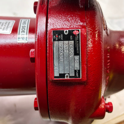 BELL AND GOSSETT MAINTENANCE FREE PUMP 612T SERIES 60 PUMP 1 HP MOTOR 172745LF