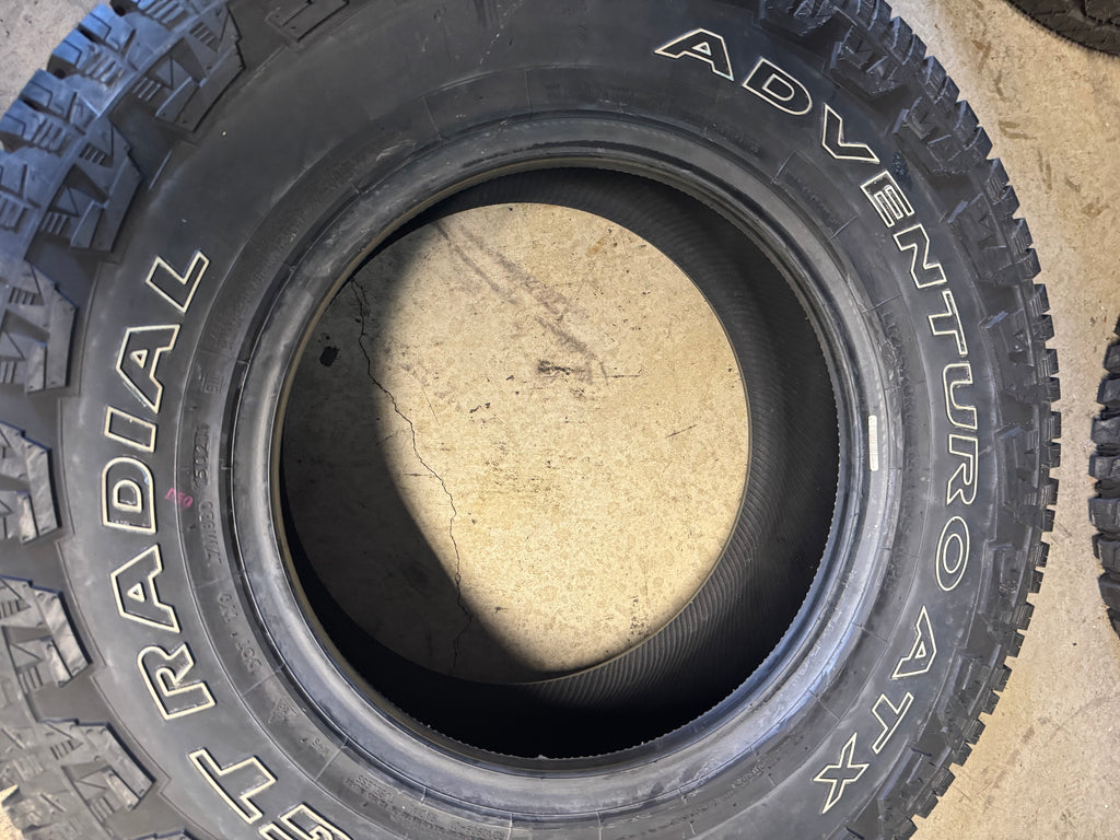 NOS GT RADIAL ADVENTURO ATX OWL LT 285 70 17 121/118S 10PLY ALL TERRAIN TIRE AS158