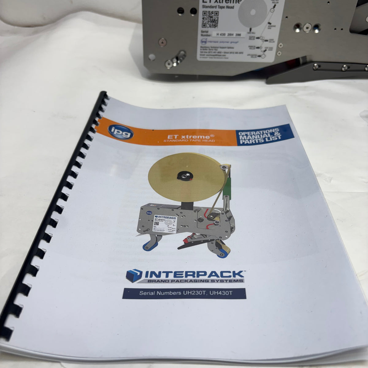 INTERPACK ET XTREME MAXIMUM ADHESION STANDARD TAPE HEAD 3" UH430TW