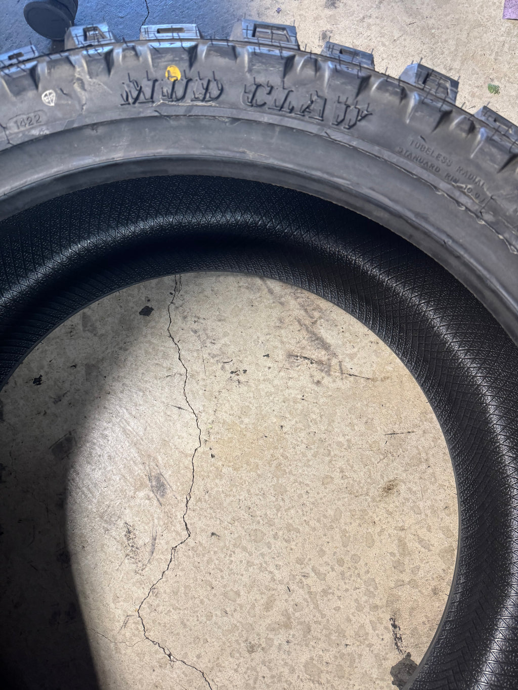 MUD CLAW COMP MTX BSW LT 33 12.5 22 114Q 12PLY MUD TERRAIN TIRE MTX04