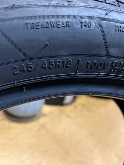 COOPER PROCONTROL BSW P 245 45 18 100V XL ALL SEASON TIRE 166444021