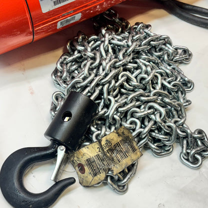 CM LODESTAR MODEL F 1/2-TON 16FPM 115V-1-60 10FT LIFT HEIGHT ELECTRIC CHAIN HOIST 2752NH-SH