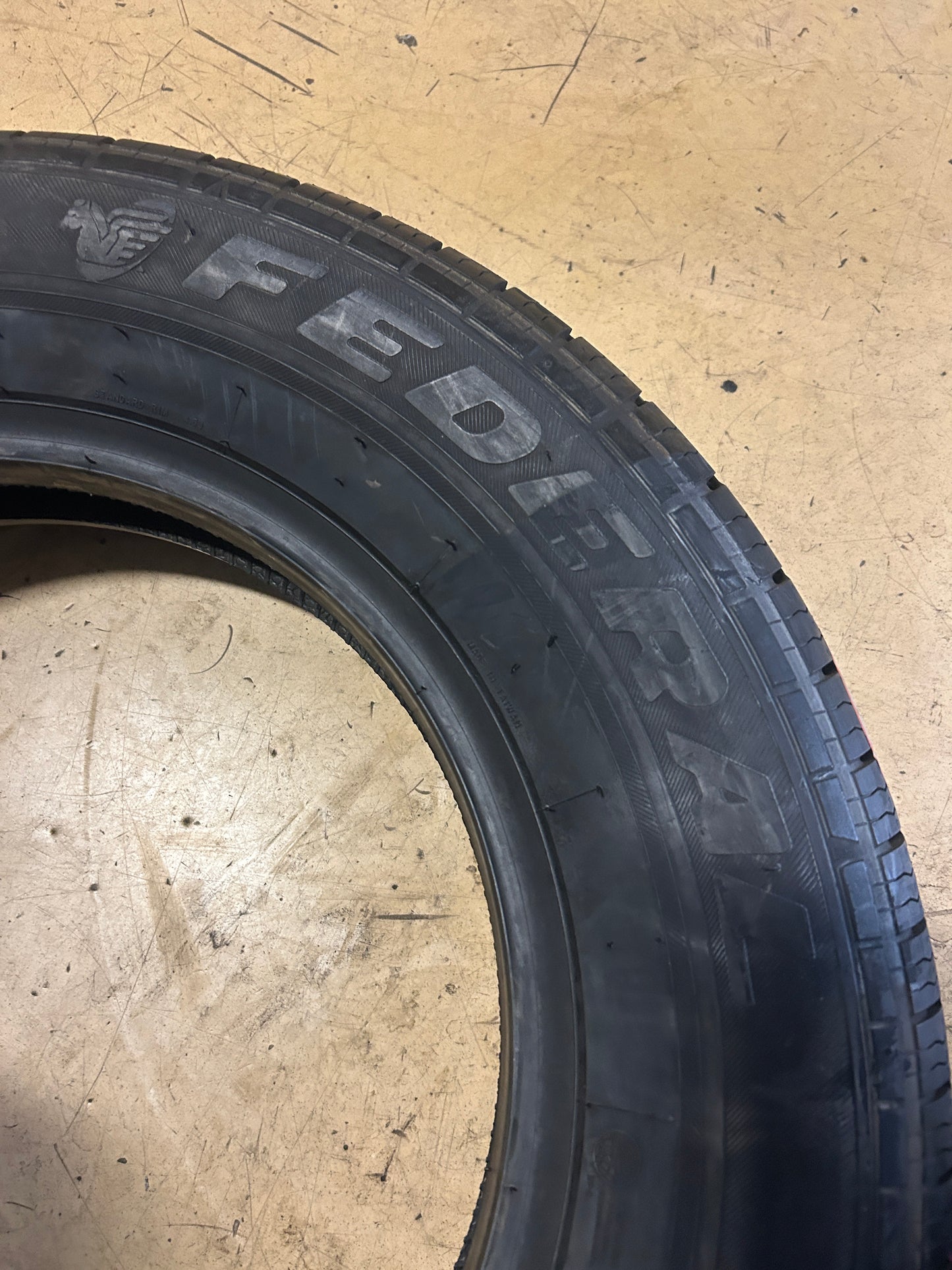 2 NOS FEDERAL SS657 BSW P 165 80 15 87T TOURING TIRE 126D5A