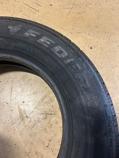 2 NOS FEDERAL SS657 BSW P 165 80 15 87T TOURING TIRE 126D5A
