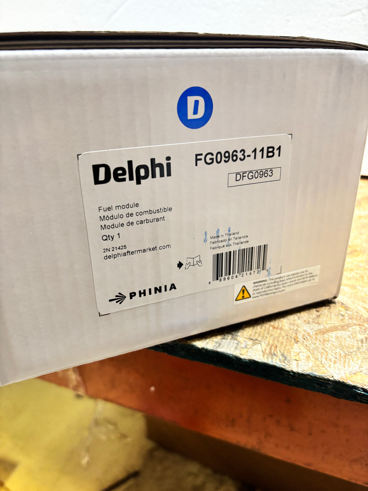 DELPHI ELECTRIC FUEL PUMP GAS FOR HONDA CR-V 2002-2006 FG0963