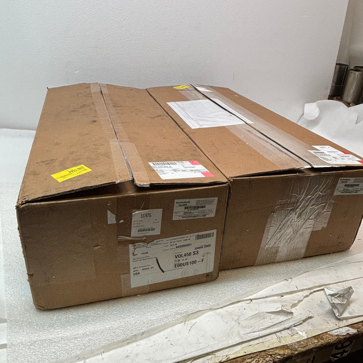 GENUINE 17-22 PORSCHE PANAMERA 971 FRONT AIR SUSPENSION STRUTS SHOCKS