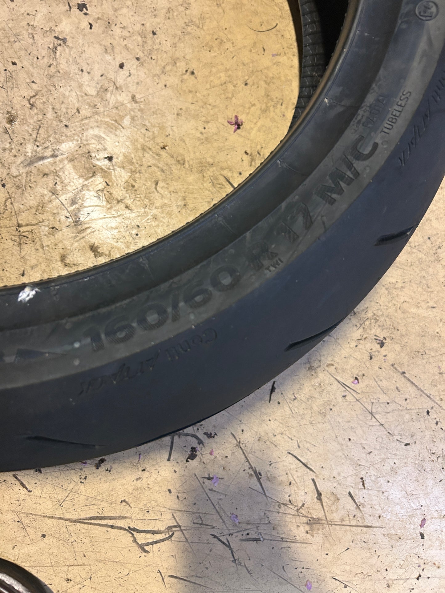 CONTINENTAL CONTIATTACK SM2 160 60 17 69H REAR MOTORCYCLE TIRE 02447770000