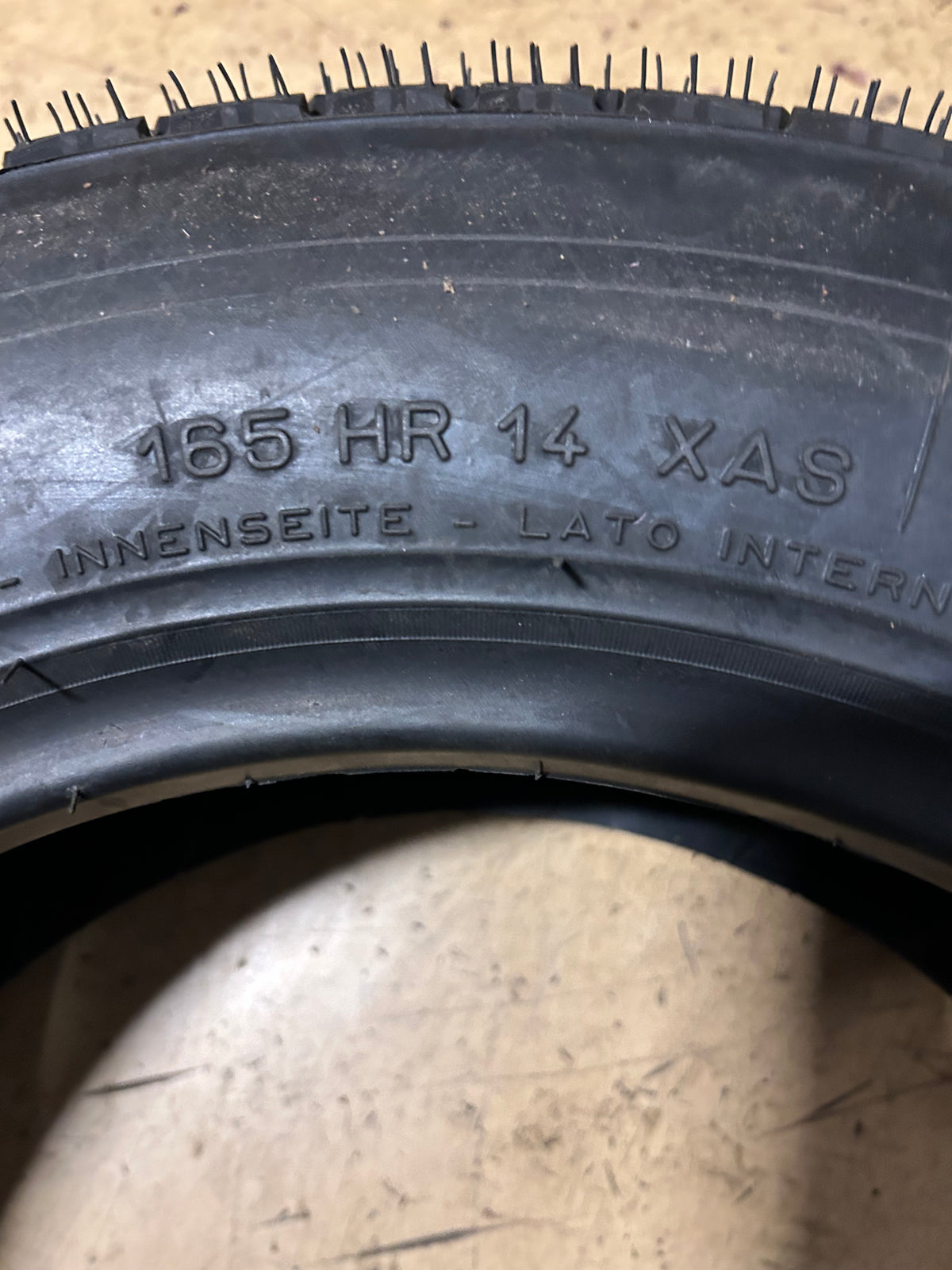 MICHELIN XAS BSW 165 14 84H COKER TIRE 512866