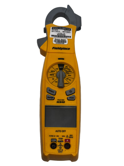 USED FIELDPIECE SC640 SWIV CL METER TRMS
