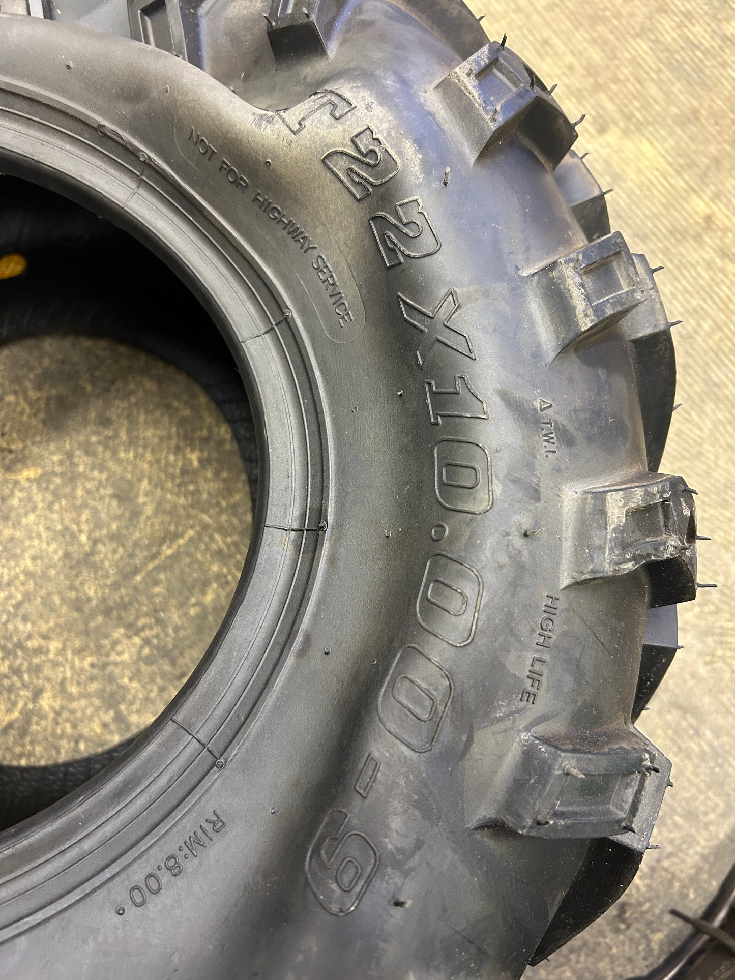 NOS TRAC GARD N686 BSW AT 22 10 9 4PLY ATV/UTV TIRE 30152002