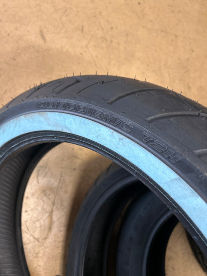 BLEMISHED SHINKO SR777HD WW 140 70 18 72H REAR MOTORCYCLE TIRE 874610