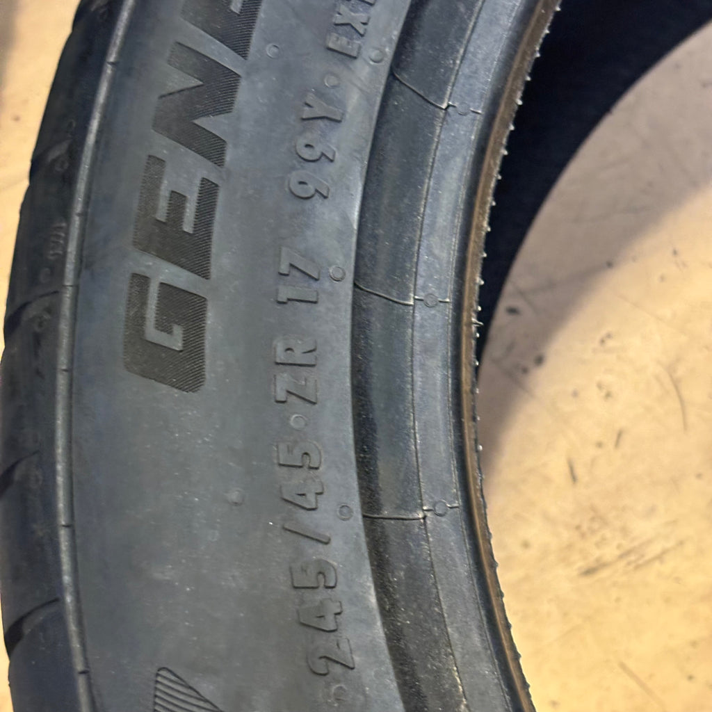 2 GENERAL G-MAX RS P 245 45 17 99Y SL ALL SEASON TIRE 15492700000