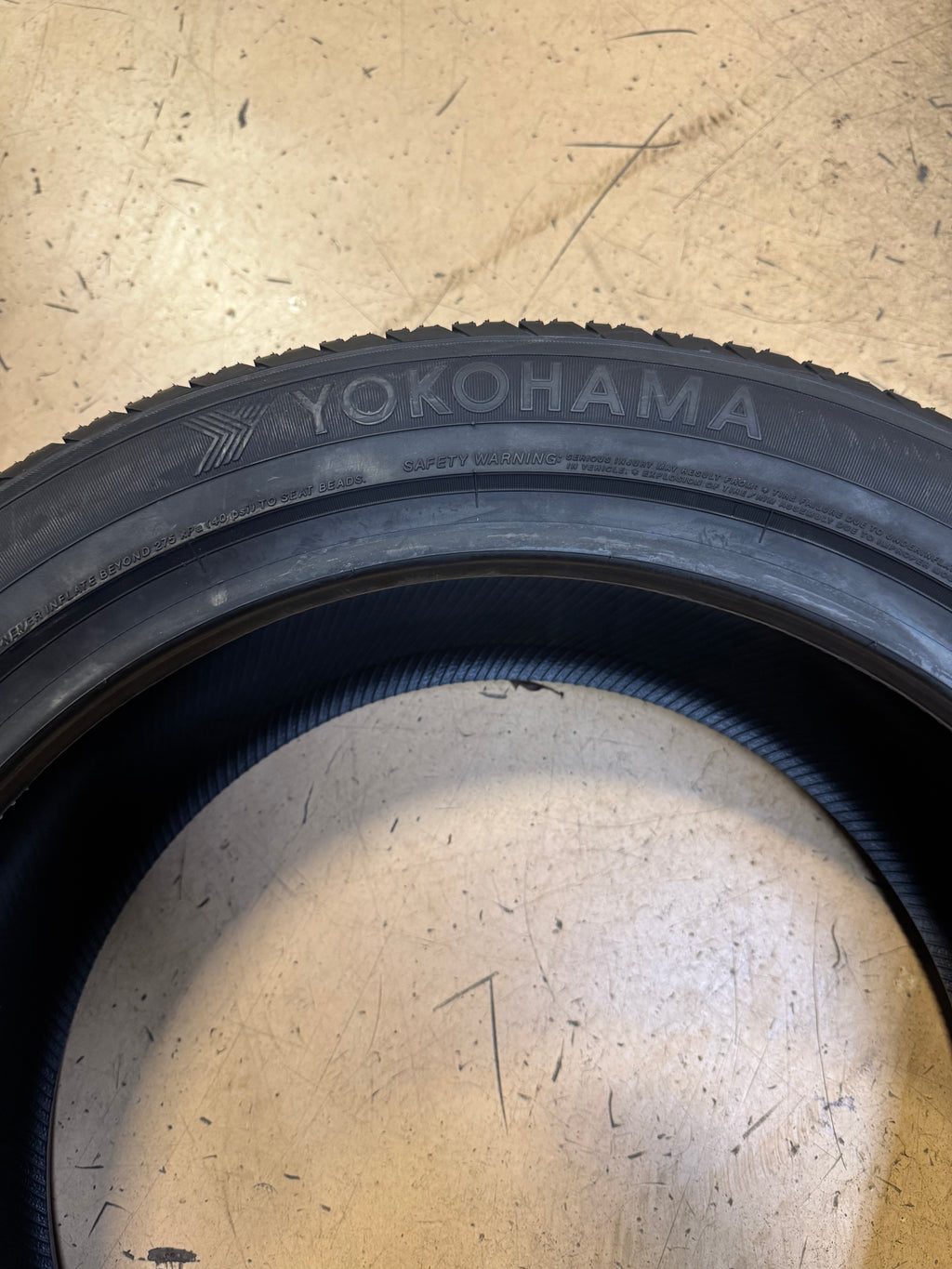 YOKOHAMA ADVAN SPORT A/S PLUS BSW P 255 45 19 104W XL UHP ALL SEASON TIRE 110140656