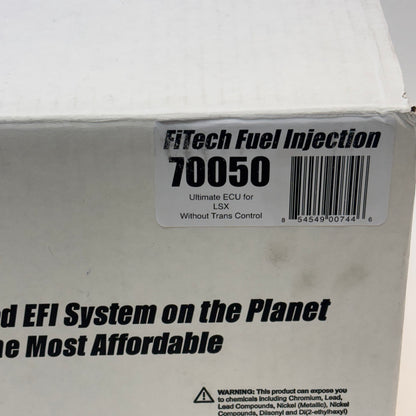FITECH FUEL INJECTION 70050 ULTIMATE LS ECU & HARNESS INDUCTION SYSTEM STANDALONE KIT