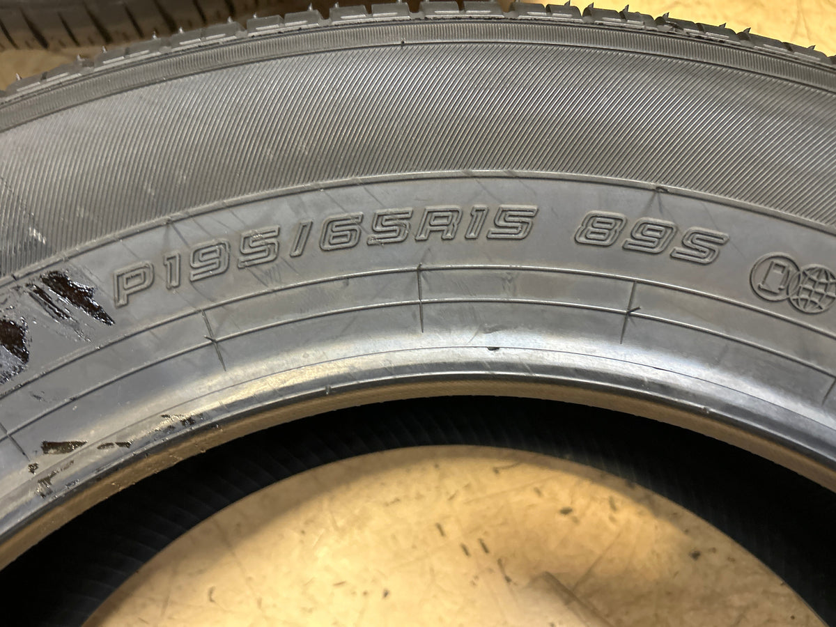2 DUNLOP ENASAVE 01 A/S BSW P 195 65 15 89S TOURING TIRE 267028904