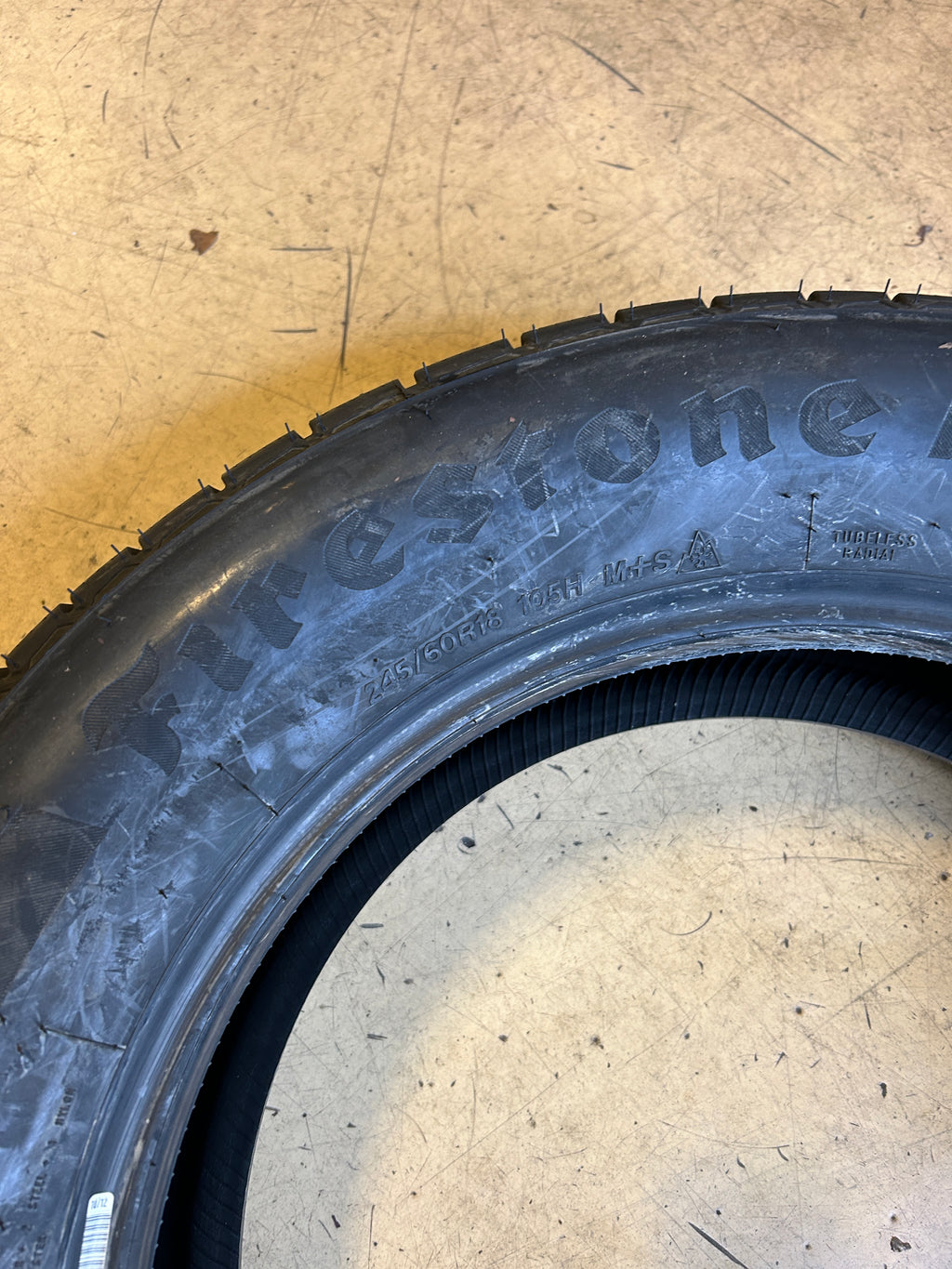 FIRESTONE WEATHERGRIP BSW P 245 60 18 105H ALL WEATHER TIRE 009166