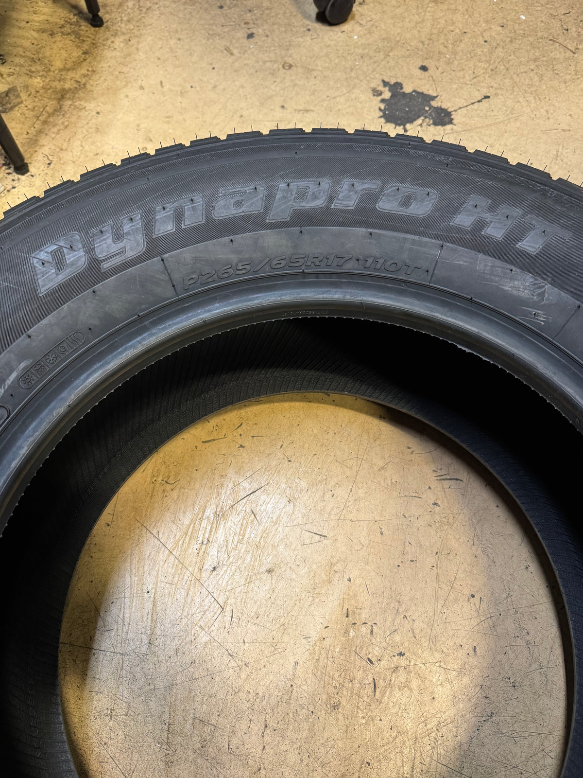 2 HANKOOK DYNAPRO HT BSW P 265 65 17 110T HIGHWAY TERRAIN TIRE 1011344