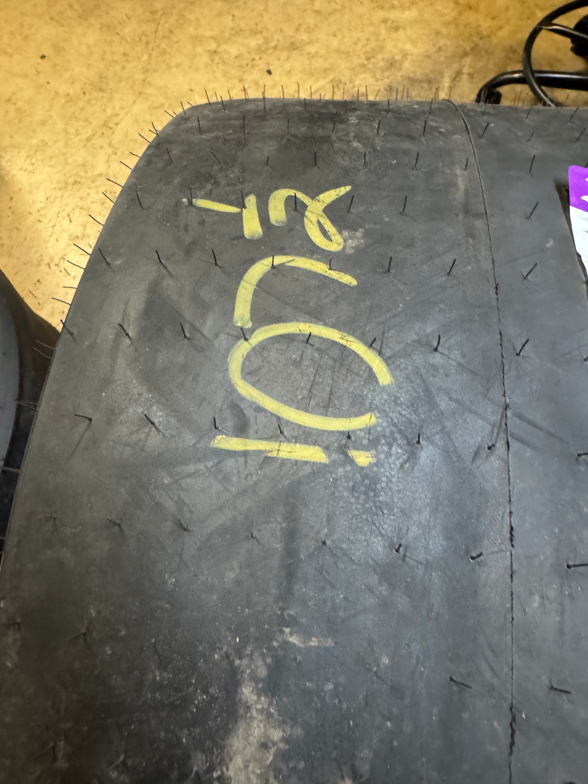 HOOSIER CO7 OWL  14.5 33 15 DRAG TIRE 18367 ROLLOVER 107 1/2"