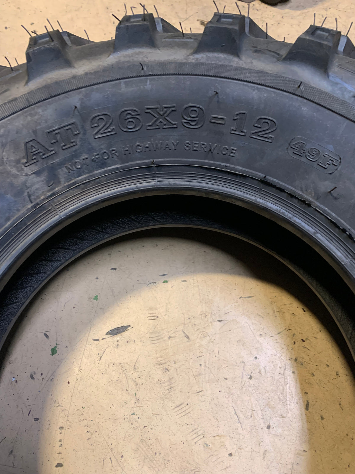 ROADGUIDER MARS BSW AT 26 9 12 49F 6PLY ATV/UTV TIRE 5E5F1C0001