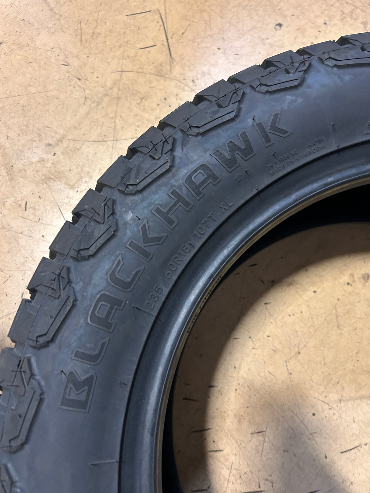 BLACKHAWK RIDGECRAWLER A/T BSW P 235 60 18 107T XL ALL TERRAIN TIRE 1602163K