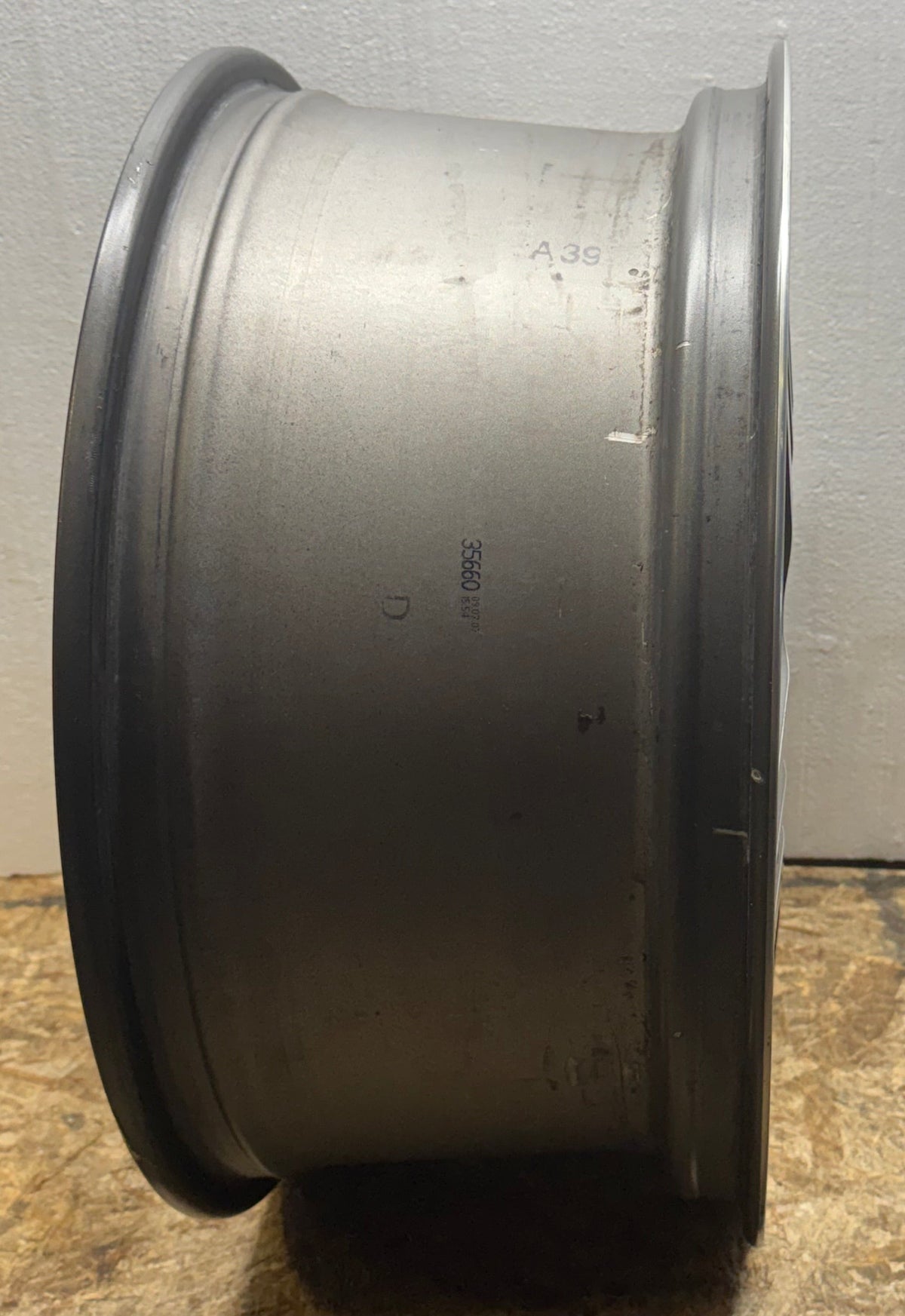 USED PORSCHE 997 TURBO 19X8.5 ET56 5X130 GUNMETAL GRAY MACHINED FACE 997 352 156 05