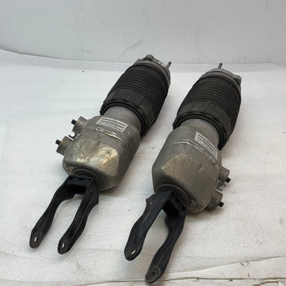GENUINE 17-22 PORSCHE PANAMERA 971 FRONT AIR SUSPENSION STRUTS SHOCKS