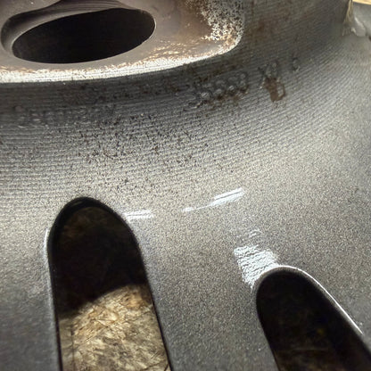 USED PORSCHE 997 TURBO 19X8.5 ET56 5X130 GUNMETAL GRAY MACHINED FACE 997 352 156 05