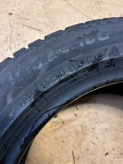 PIRELLI CINTURATO WEATHERACTIVE BSW P 205 55 16 91V ALL WEATHER TIRE 4516100