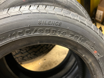 NOS 2 FEDERAL FORMOZA FD2 BSW P 155 65 14 75H ALL SEASON TIRE 295G4A