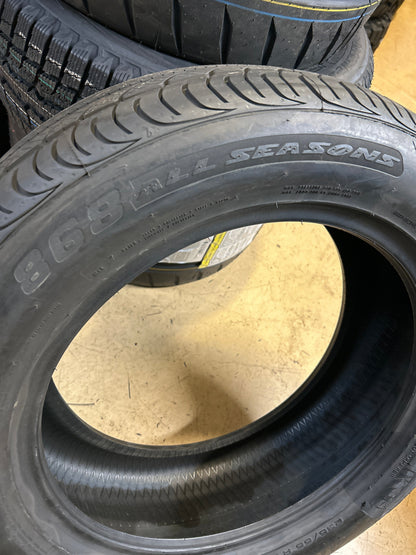 2 ACHILLES 868 ALL SEASON BSW P 235 55 18 104V XL PERFORMANCE TIRE MAX235518
