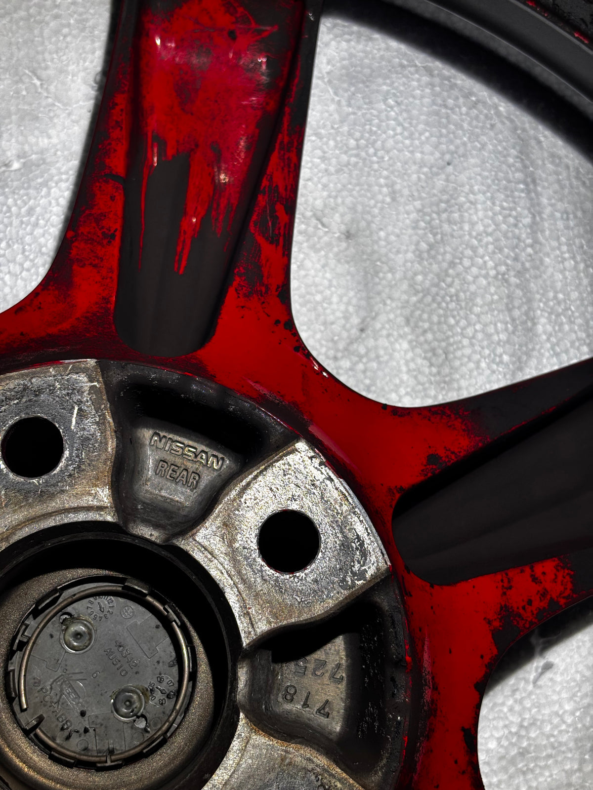 USED REPAINTED REAR NISSAN GTR GT-R R35 WHEEL 20X10.5 ET25 5X4.5