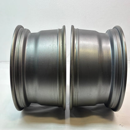 2 MASSFX QUAKE 14X7 4/156 ATV UTV RIMS GUN METAL GREY FINISH RZR GUNMETAL GRAY WHEELS