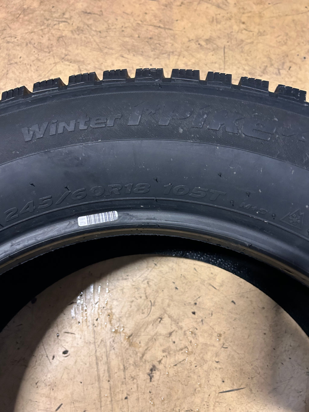 HANKOOK WINTER IPIKE X BSW P 245 60 18 105T WINTER TIRE 1028918