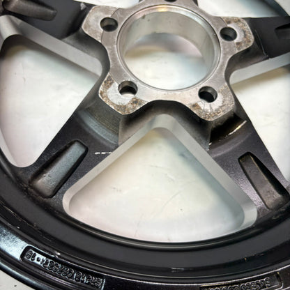 2 VISION SPORT STAR 571 WHEEL 15X4 5X114.3 GLOSS BLACK WITH MILLED CENTER -19MM