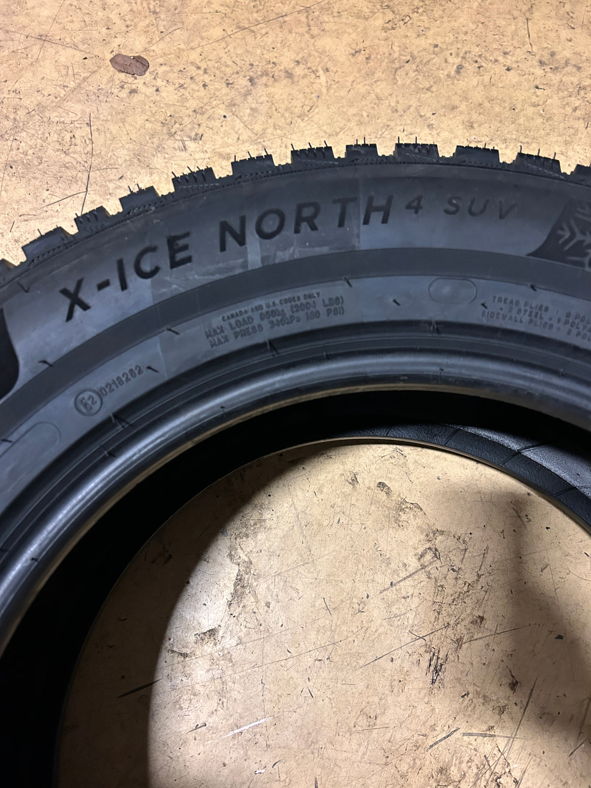 MICHELIN X-ICE NORTH 4 SUV STUDDED BSW P 225 65 17 106T XL WINTER TIRE 11291