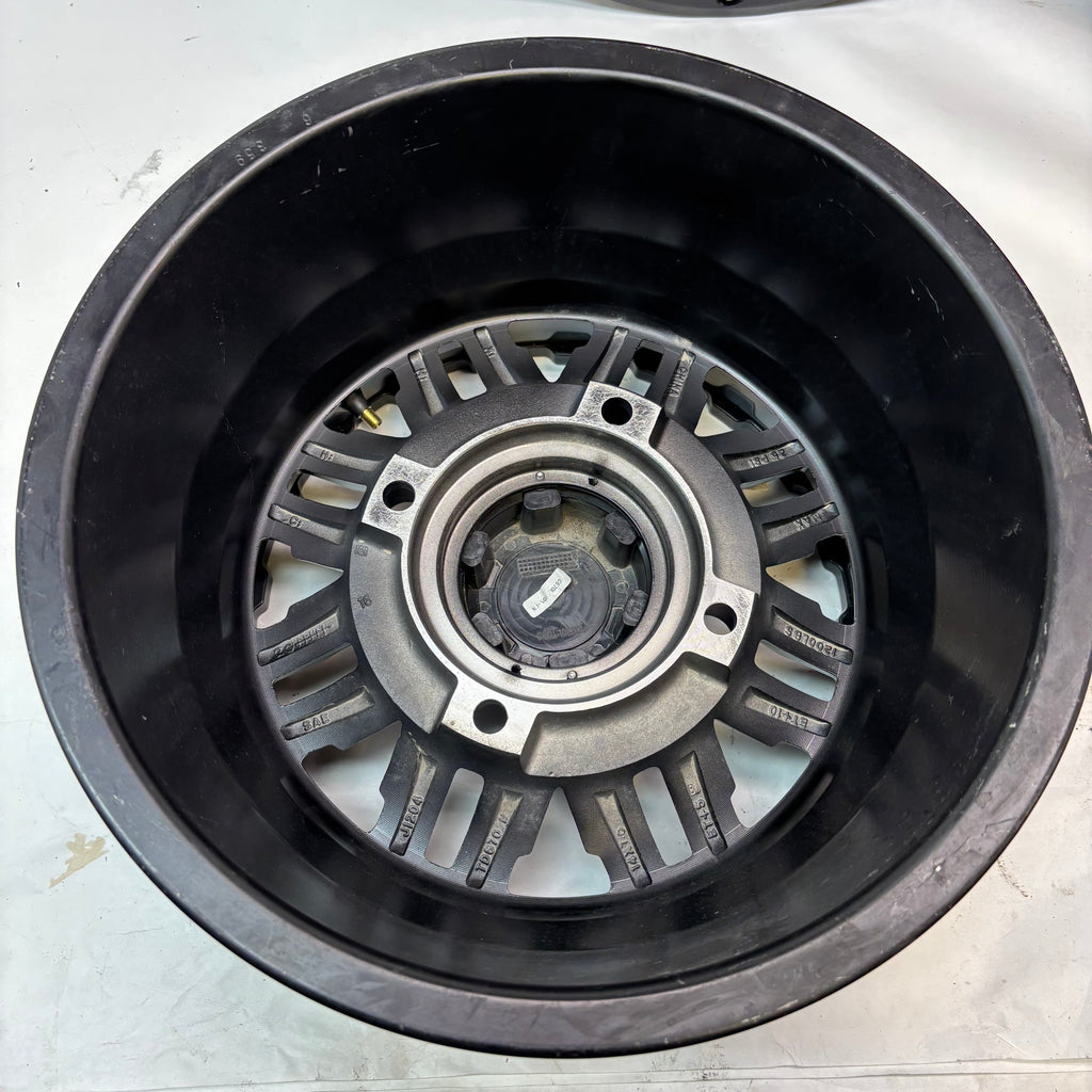TUSK TETON BEADLOCK ATV/UTV GUN METAL/BLACK WHEELS 14X7 4/156 ET+5