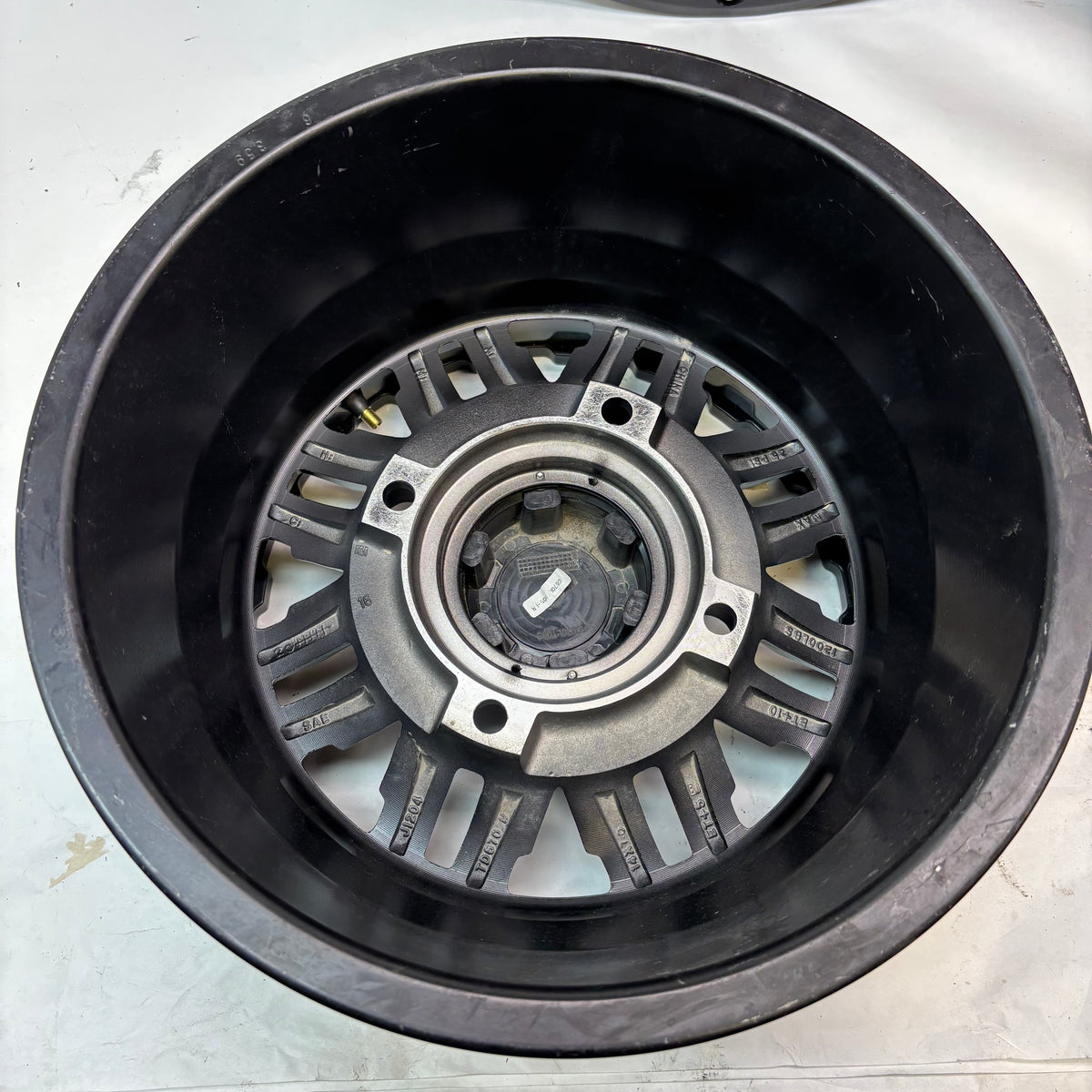 TUSK TETON BEADLOCK ATV/UTV GUN METAL/BLACK WHEELS 14X7 4/156 ET+5