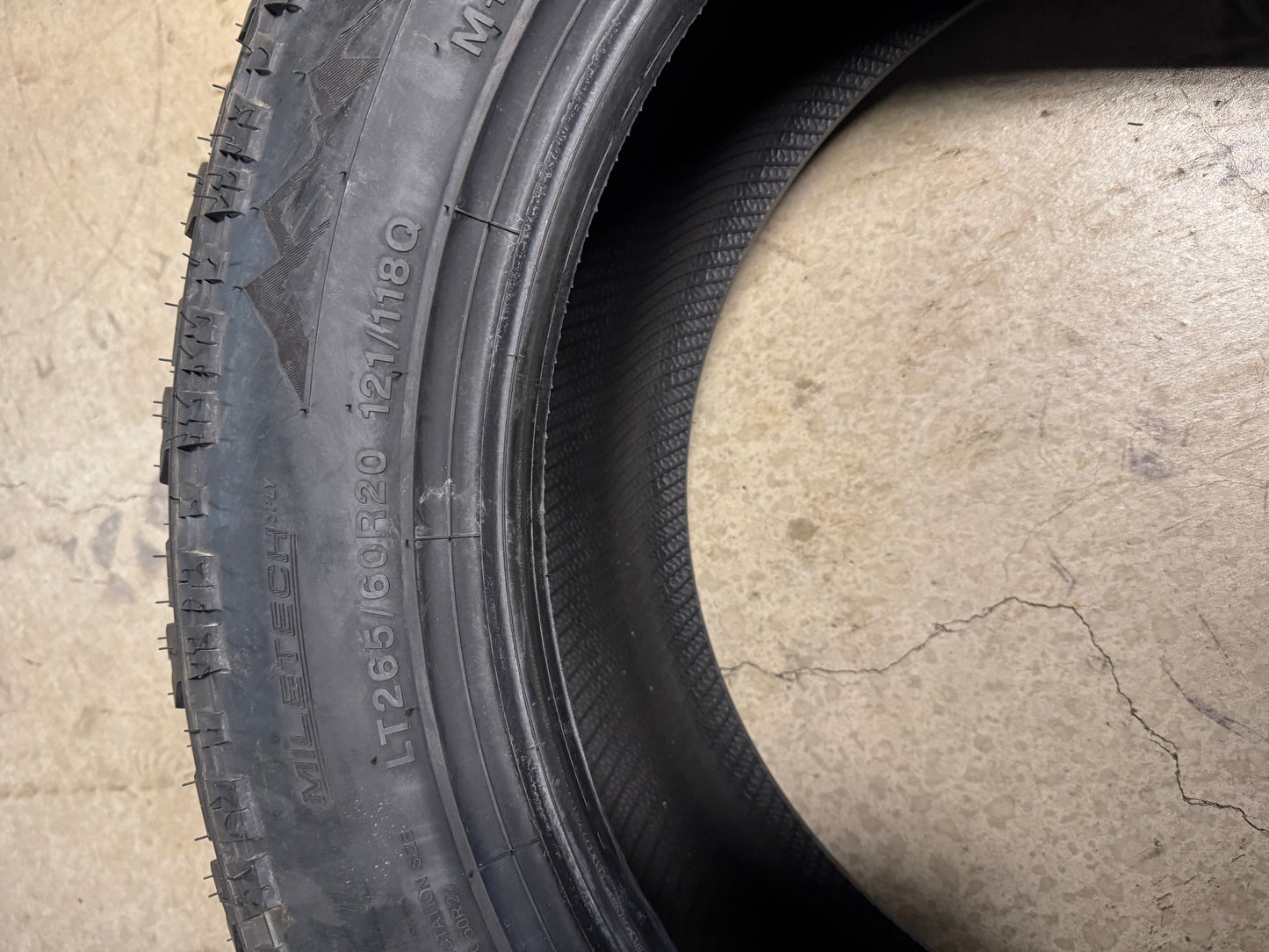 MILESTAR PATAGONIA X/T BSW LT 265 60 20 121/118Q 10PLY EXTREME TERRAIN TIRE 22152112