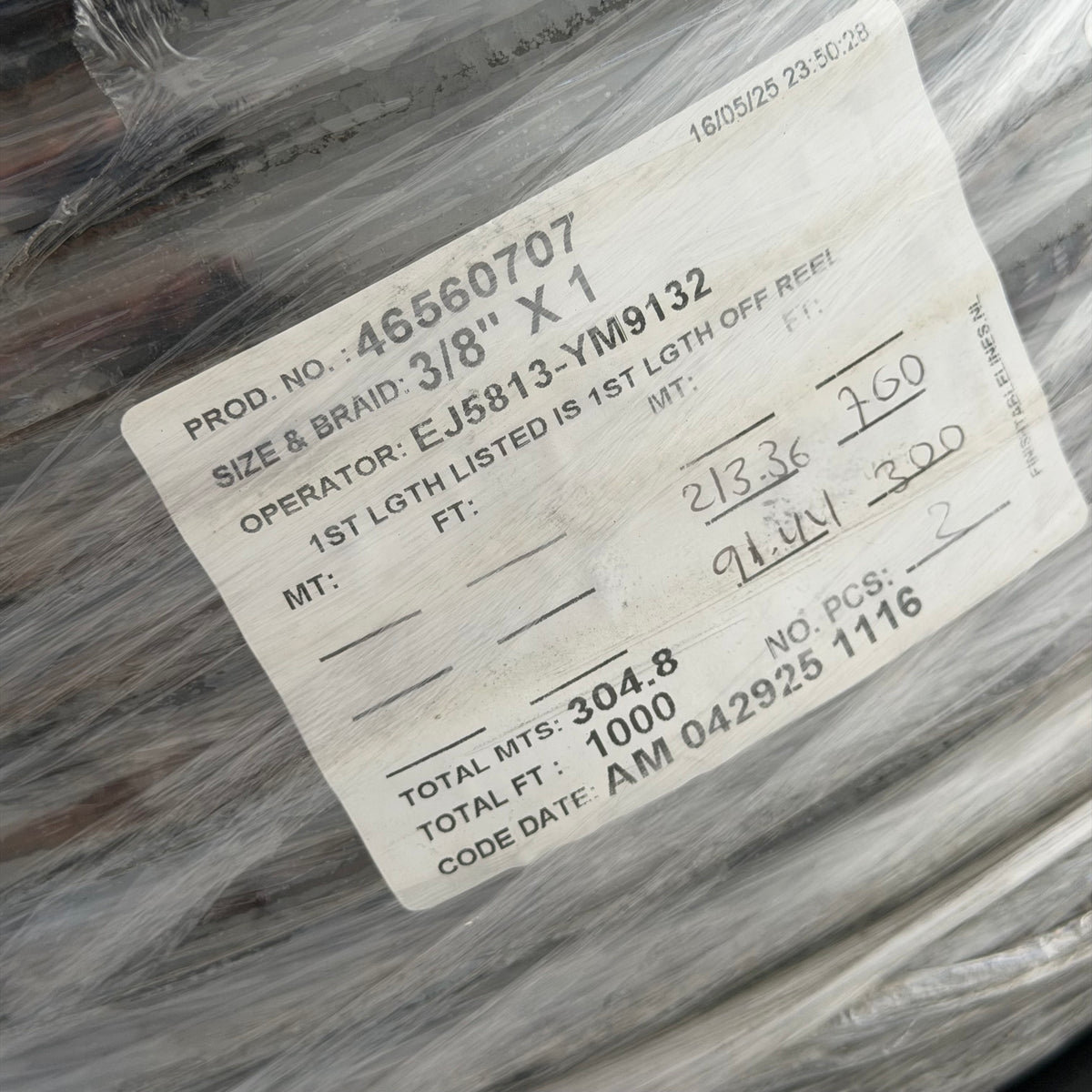 GATES 3/8XLGRL 1000FT CLEAN MASTER PLUS PRESSURE WASH HOSE 6000 46560707